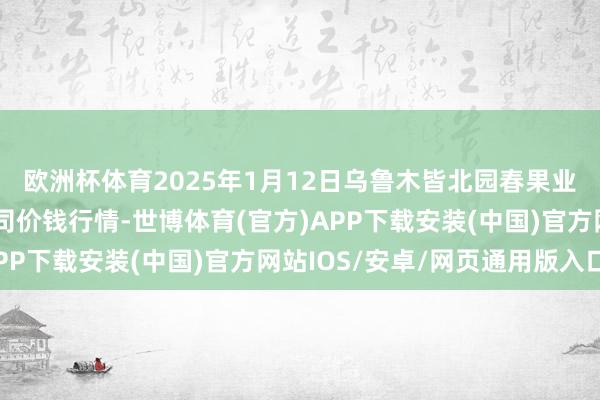 欧洲杯体育2025年1月12日乌鲁木皆北园春果业方向责罚有限包袱公司价钱行情-世博体育(官方)APP下载安装(中国)官方网站IOS/安卓/网页通用版入口