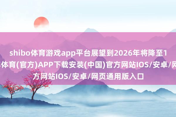 shibo体育游戏app平台展望到2026年将降至1.2亿以下-世博体育(官方)APP下载安装(中国)官方网站IOS/安卓/网页通用版入口