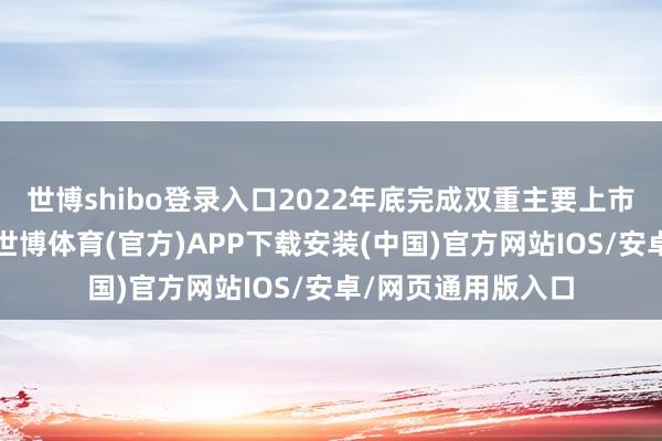 世博shibo登录入口2022年底完成双重主要上市的谋划将被推迟-世博体育(官方)APP下载安装(中国)官方网站IOS/安卓/网页通用版入口