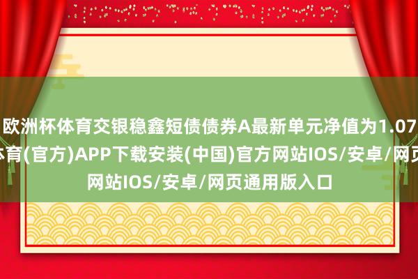 欧洲杯体育交银稳鑫短债债券A最新单元净值为1.0754元-世博体育(官方)APP下载安装(中国)官方网站IOS/安卓/网页通用版入口