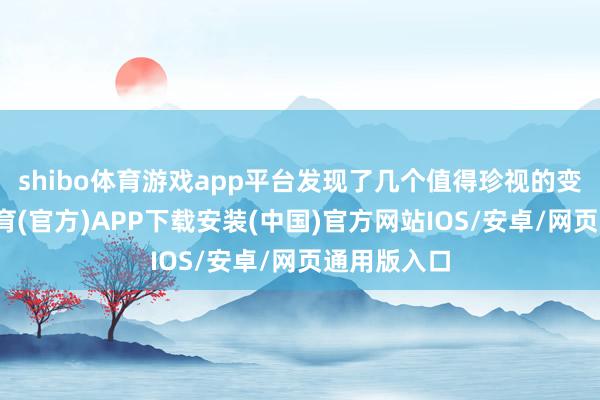 shibo体育游戏app平台发现了几个值得珍视的变化-世博体育(官方)APP下载安装(中国)官方网站IOS/安卓/网页通用版入口